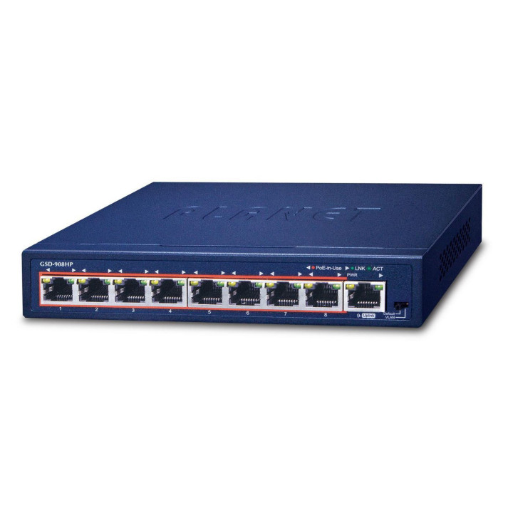 Planet 8-Port 10/100/1000 Gigabit