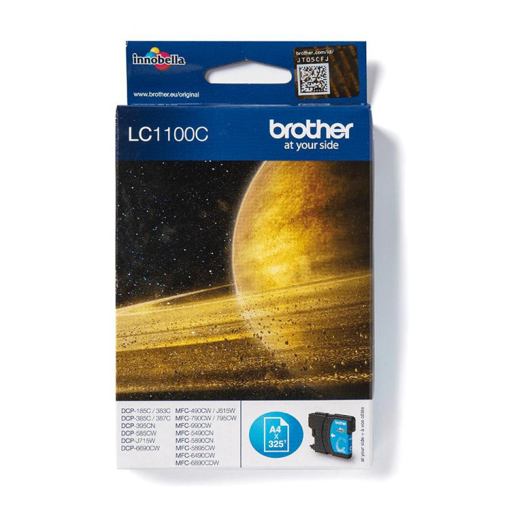 Brother Ink Cyan, 8mlStandard capacity