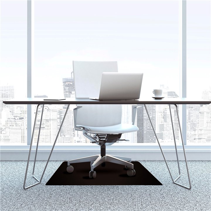 Advantage chair mat PVC 116x150 cm carpet black