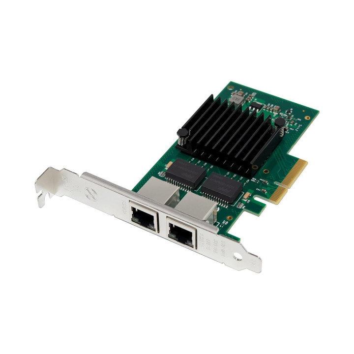 MicroConnect 2 port RJ45 network card, PCIe