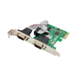 MicroConnect 2 Port Serial PCIe card