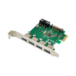 MicroConnect 4 port USB 3.0 PCIe card