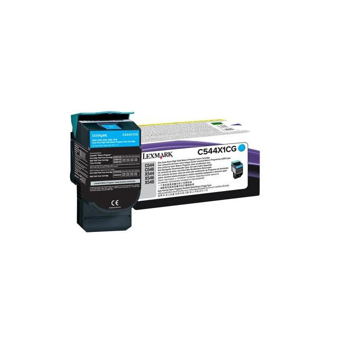 Lexmark Cyan Return Program Print