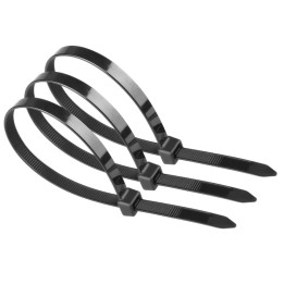 MicroConnect Cable tie 100pcs Black. 203mm