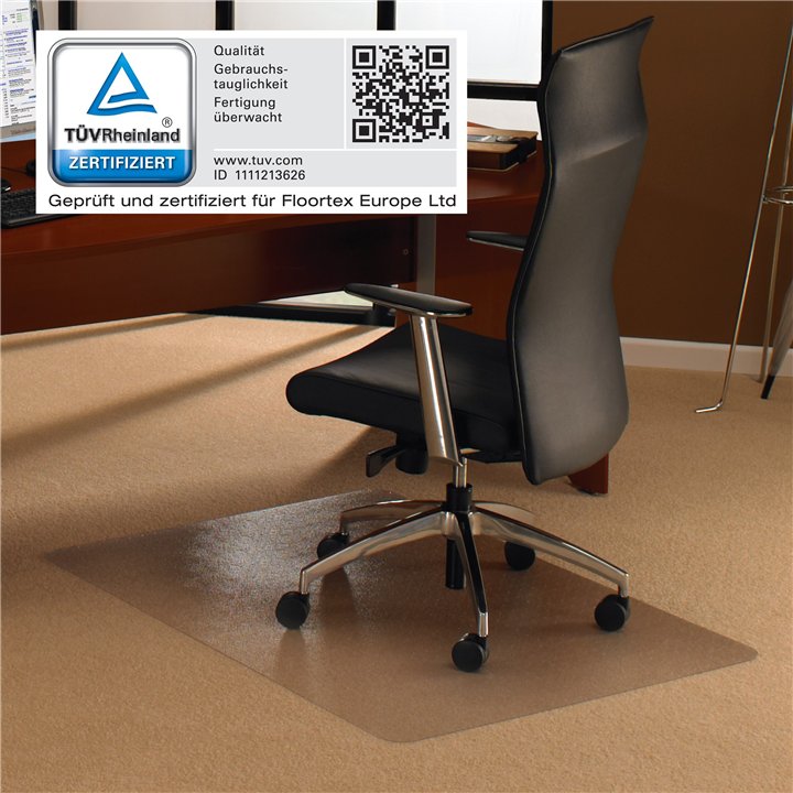 Ecoline chair mat Rec, 90x120 cm carpet