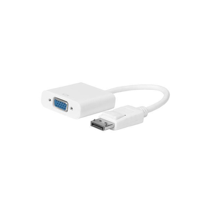 MicroConnect Displayport-VGA M-F, 15cm