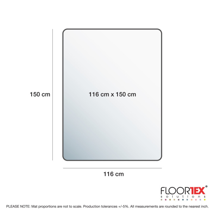 Floortex Ecoline chair mat Rec. 116x150 cm hard floor