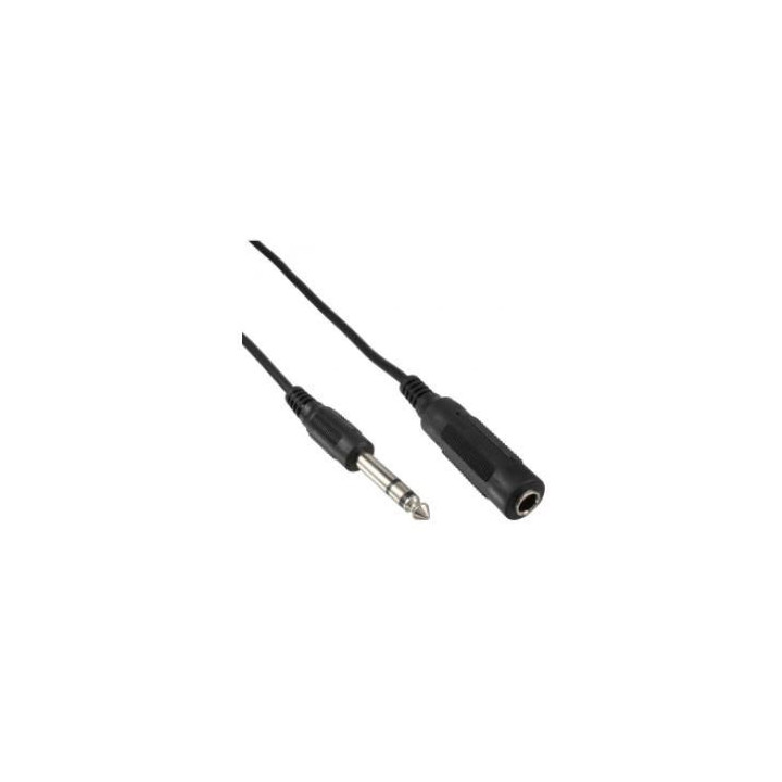 MicroConnect 6.3mm Jack Extension Cable, 5m