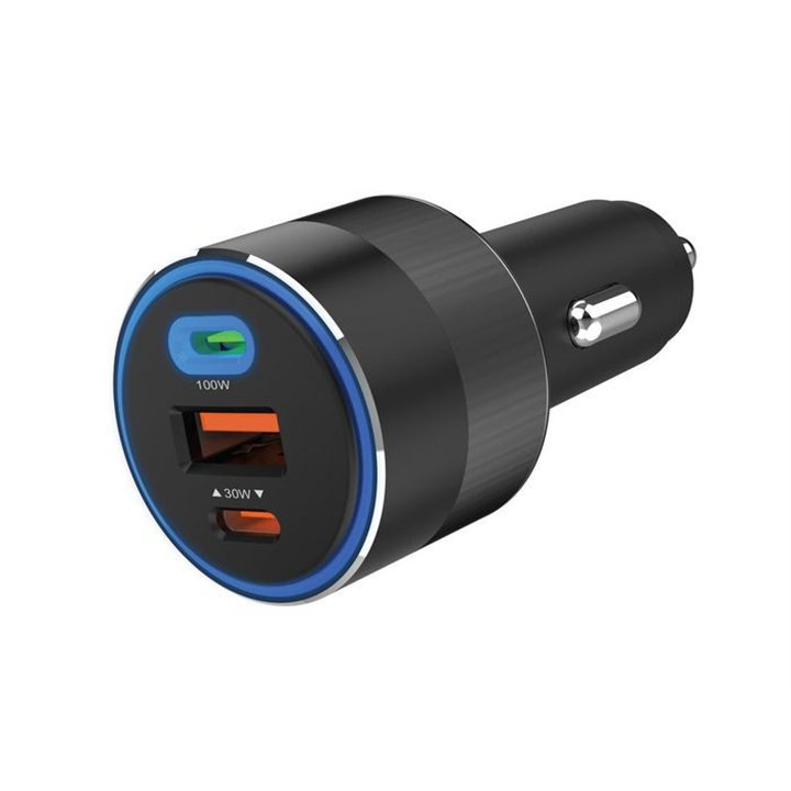 Car Charger 3in1 130W USB-C PD