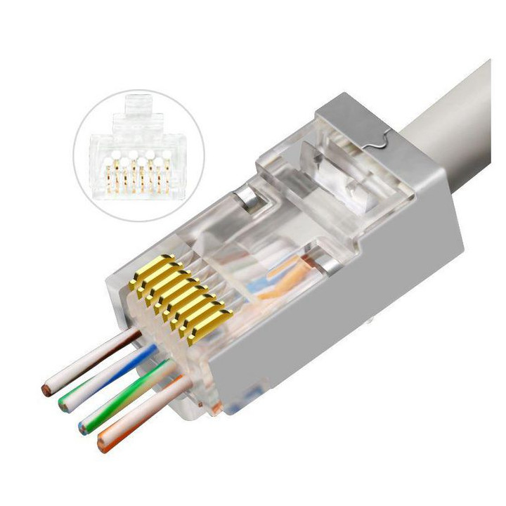 Modular EZ Plug RJ45 CAT6a
