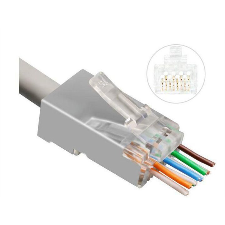 Modular EZ Plug RJ45 CAT6a