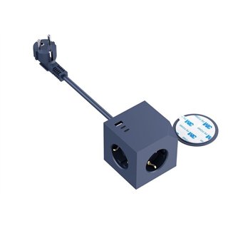 Power Cube, 3 Schuko outlets