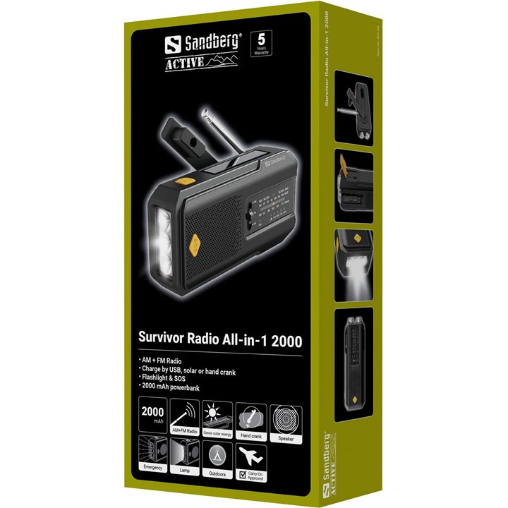 Sandberg Survivor Radio All-in-1 2000