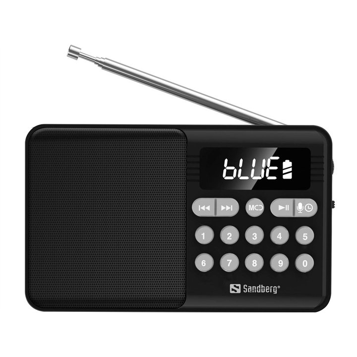 Sandberg Speaker Radio FM+BT Recharge