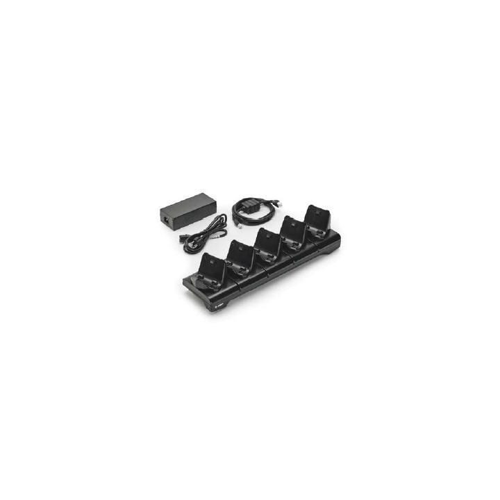 Zebra 5-slot printer docking cradle,