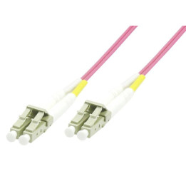 MicroConnect LC/UPC-LC/UPC 50m OM4 Fibre