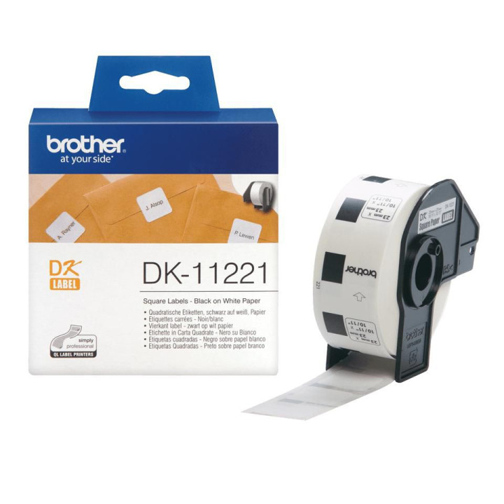 Brother DK-11221 Label Roll - Black