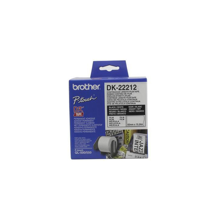 Brother DK22212 WHITE CONTINUOUS