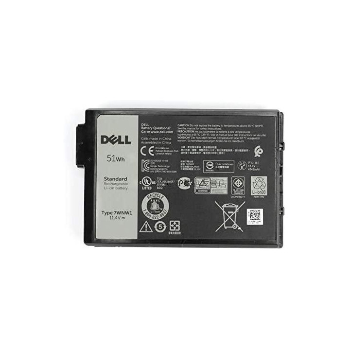 Dell Battery, 51WHR, 3 Cell,