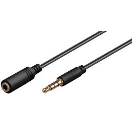MicroConnect Headphone & Audio Cable, 3m