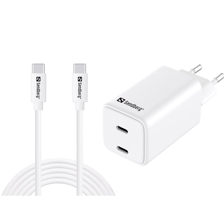 Sandberg AC Charger USB-C PD65W EU 3M