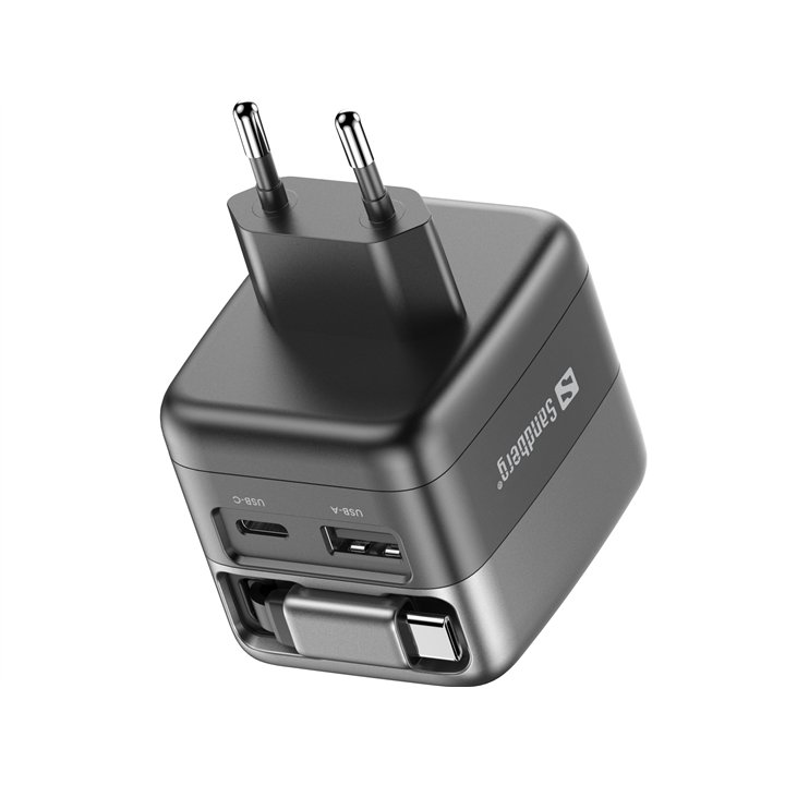 Sandberg Charger PD65W Display + Cable