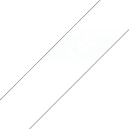 Brother Tape White on Clear 18mm