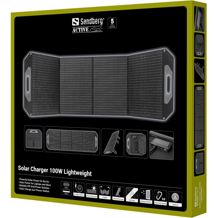 Sandberg Solar Charger 100W Lightweight