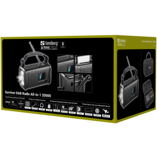 Sandberg Survivor DAB Radio All-in-1