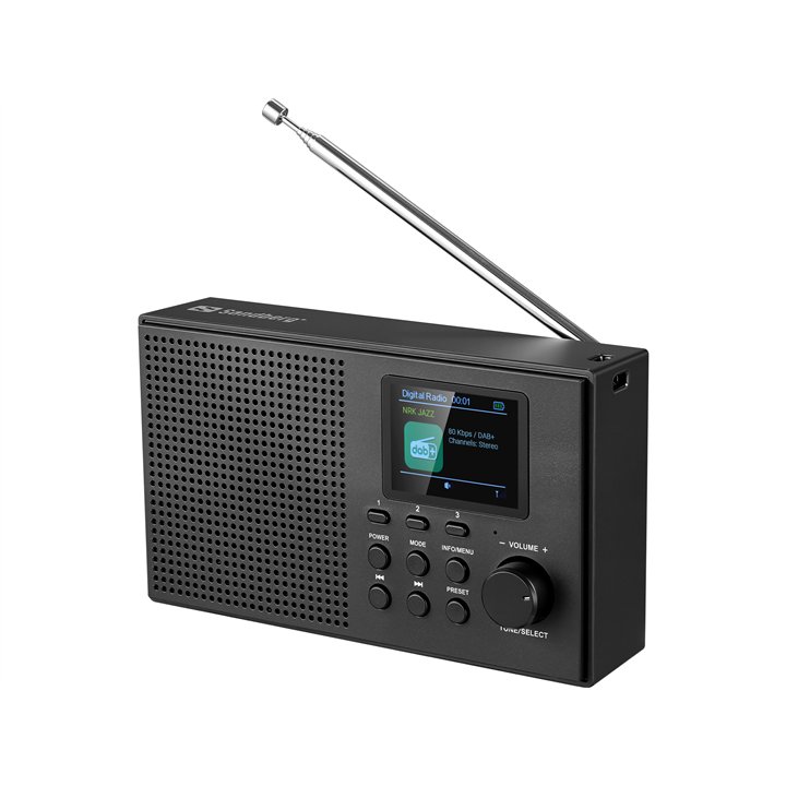 Sandberg Speaker Radio DAB+BT Recharge