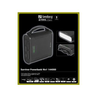 Sandberg Survivor Powerbank 9in1 144000