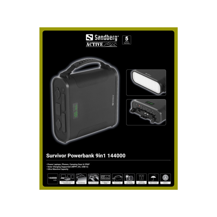 Sandberg Survivor Powerbank 9in1 144000