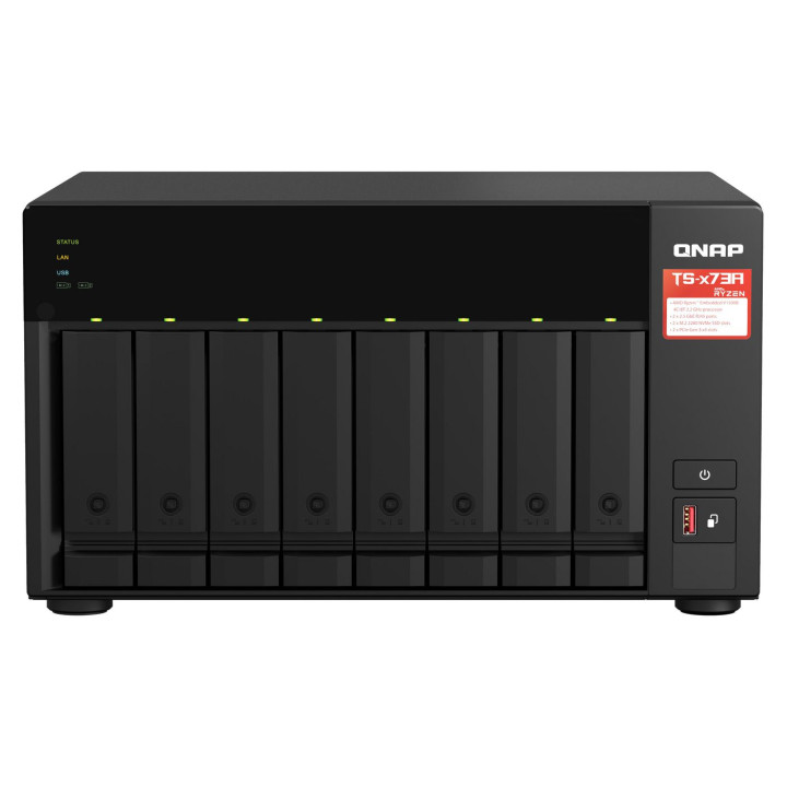 QNAP 8-bay NAS, AMD Ryzen V1000