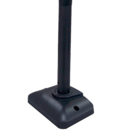 Poindus Plastic pole base with metal