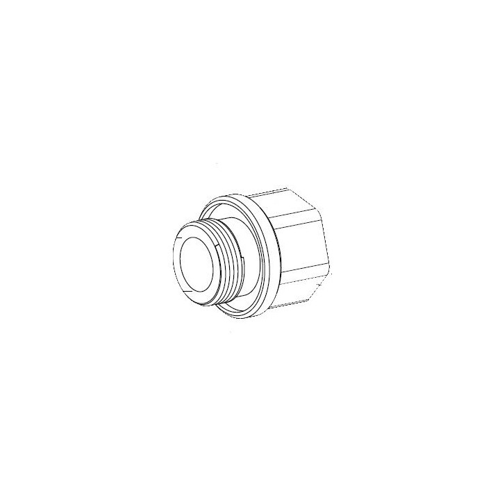 Bosch Adapter, M25 to 3/4"NPT,