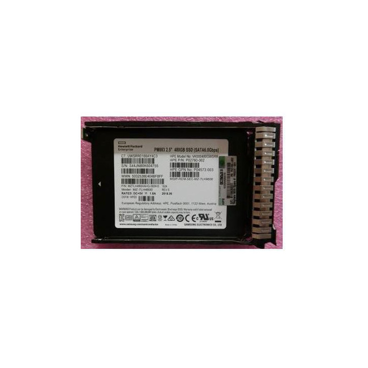 Hewlett Packard Enterprise 480GB SATA Solid State Drive
