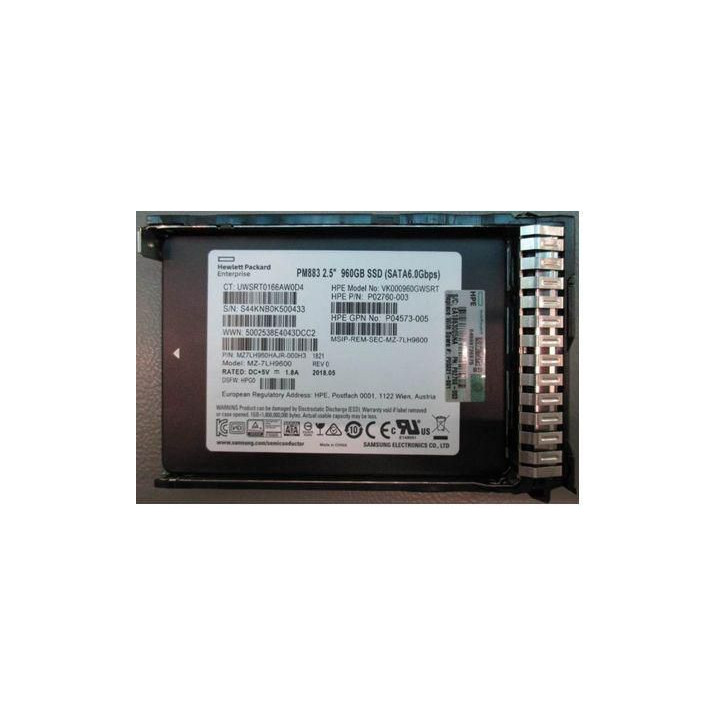 Hewlett Packard Enterprise SSD 960GB 25 Inch SFF