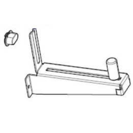 Zebra 1" Core media hanger