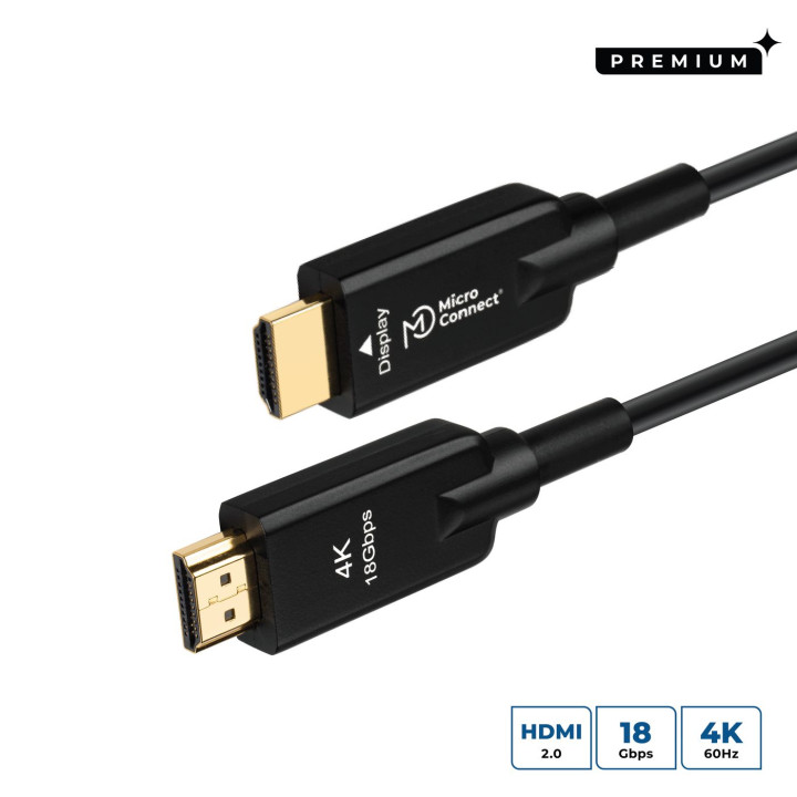 MicroConnect Premium Optic HDMI Cable 50m