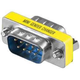 MicroConnect Mini Gender DB9 Male - Male