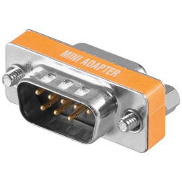 MicroConnect Mini Gender DB9 M/F Null Modem
