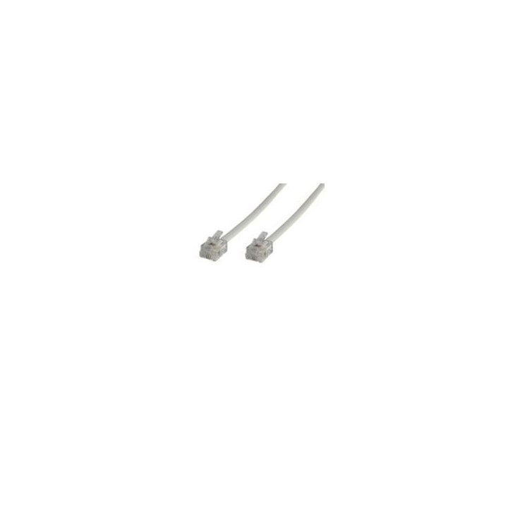 MicroConnect Modular Straight RJ12 6C/6P 5m