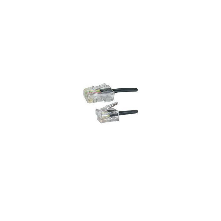 MicroConnect Modular RJ11-RJ45 2M M/M Black