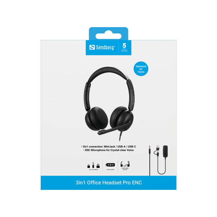 Sandberg 3in1 Office Headset Pro ENC