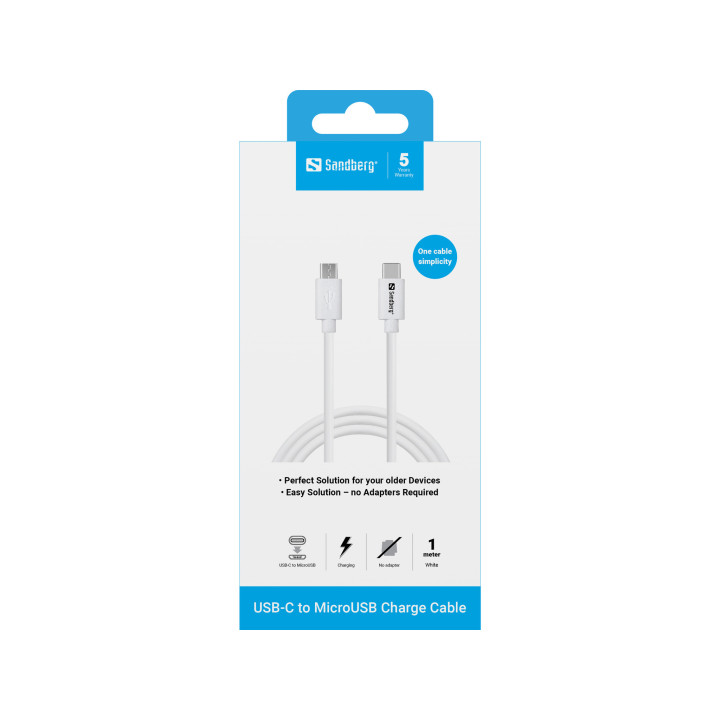 Sandberg USB-C to MicroUSB Charge