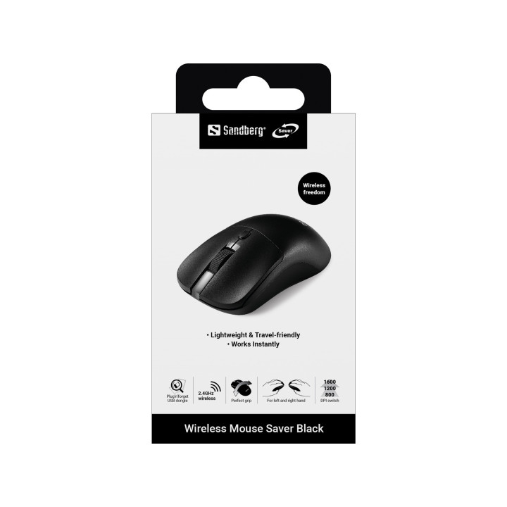 Sandberg Wireless Mouse Saver Black