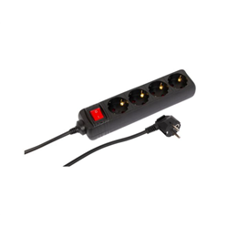 4-way Schuko Socket on/off