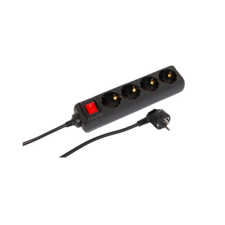 4-way Schuko Socket on/off
