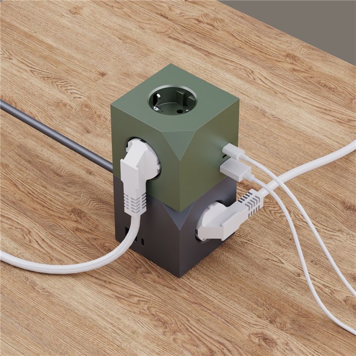 PowerCube, 5 Schuko outlets,