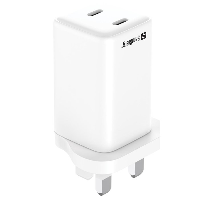 Sandberg AC Charger Dual USB-C PD65W UK
